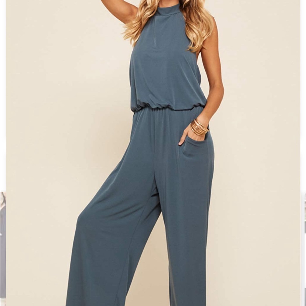 Halter top jumpsuit